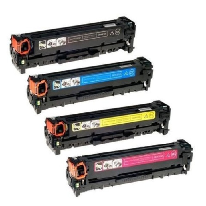 ActiveJet CB540A kompatibilis toner készlet, 4 db, bulk HP 125A, CB540 / CB541 / CB542 / CB543 HP Color Laserjet CM1300 MFP, CM1312 MFP, CM1500, CM1512, CP1213 / CP1214 / CP1215 / CP1216 / CP1217 / CP1513 / 1CP514 / 1515/15 1517, CP1519