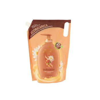 Rezerva Sapun Crema Igienizant Spuma di Sciampagna cu Ulei de Macadamia si Quinoa pentru orice tip de piele 1500 ml Rezerva Sapun Crema Igienizant Spuma di Sciampagna cu Ulei de Macadamia si Quinoa pentru orice tip de piele 1500 ml