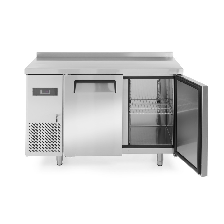 Frigider profesional ARKTIC by Hendi Kitchen Line cu 2 usi 220 L 1200x600x(H)850 mm Inox -2/8°C 300 W 2 rafturi 390x428mm incluse