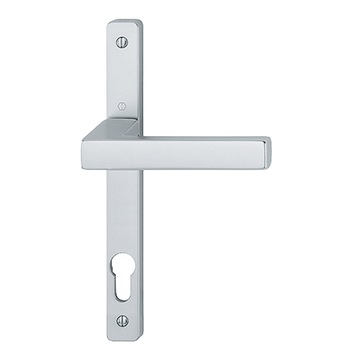 Maner pentru usa de exterior Hoppe Toulon, din aluminiu, latime 30 mm, interax 92 mm, culoare argintiu Maner pentru usa de exterior Hoppe Toulon, din aluminiu, latime 30 mm, interax 92 mm, culoare argintiu