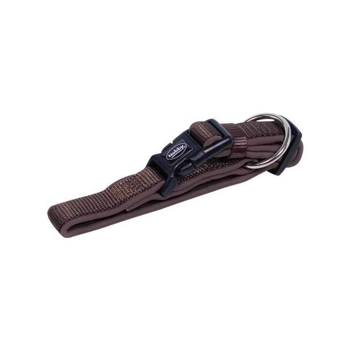 Lesa pentru caini Nobby, Clasic Preno, Ajustabila, S/M, Maro