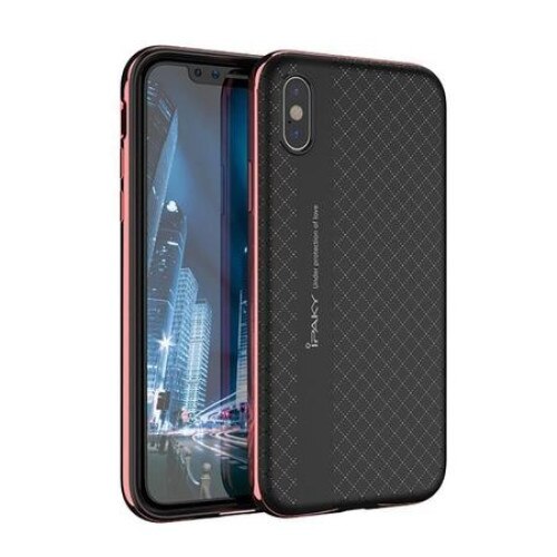 Husa Ipaky 9 Bumblebee Neagru cu Rosu Pentru Iphone X