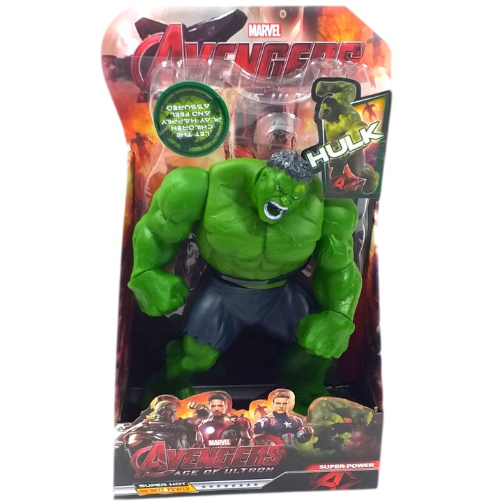 Bosszúállók figura, Hulk, 26 cm