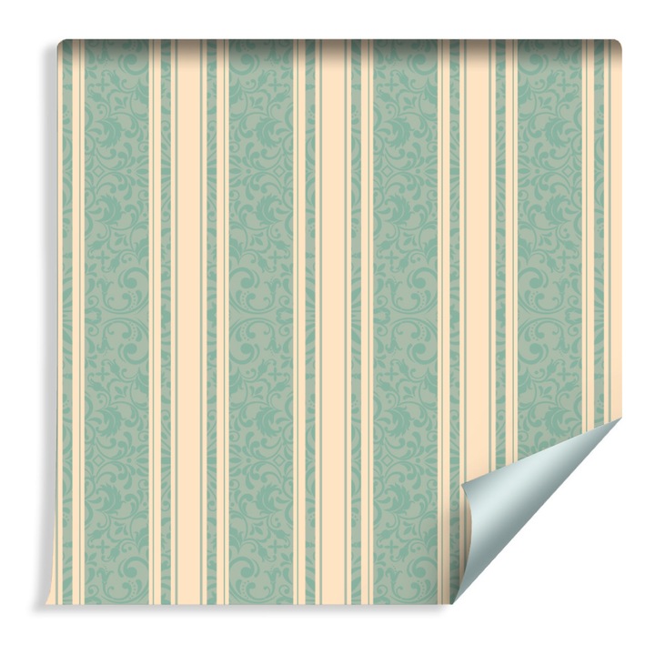 Tapet Dungi Retro si Ornamente Stil Oriental 53cm x 10m