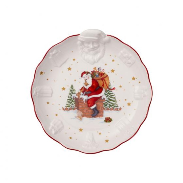 Bol cu mos craciun 24 cm, Toy's Fantasy