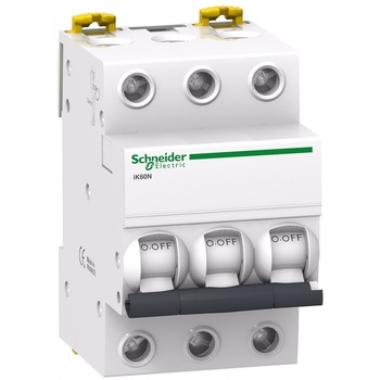 Siguranta automata Schneider 3p 50A 6.0kA curba C Siguranta automata Schneider 3p 50A 6.0kA curba C