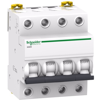 Siguranta automata Schneider 4p 50A 6.0kA curba C Siguranta automata Schneider 4p 50A 6.0kA curba C