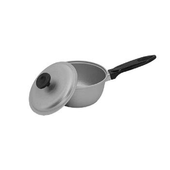 Ceaun tuci aluminiu alimentar cu capac si maner 3 L Ceaun tuci aluminiu alimentar cu capac si maner 3 L