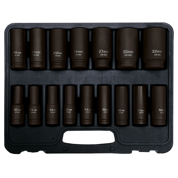 Set de chei tubulare lungi IMPACT 1/2", 16 piese ADLER AD-16D MA3510.6