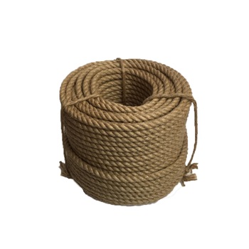 Franghie din iuta canepa rasucita 30MM rola 50M Franghie din iuta canepa rasucita 30MM rola 50M