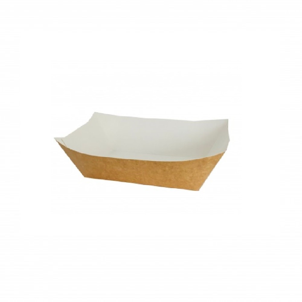 Barcuta din Carton Natur, 120x80x35 mm, 100 Buc/Bax - Barcute din Carton Plastifiat