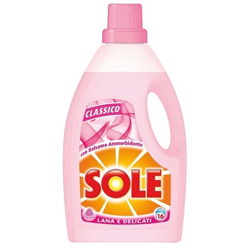 Detergent lichid Lana & Matase Sole cu Balsam 1 L Detergent lichid Lana & Matase Sole cu Balsam 1 L