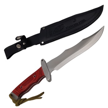 Cutit vanatoare 31 cm, grosime 3 mm, maner garda, husa Cutit vanatoare 31 cm, grosime 3 mm, maner garda, husa