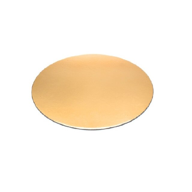 Discuri Aurii din Carton 1.25 mm, Diametru 22 cm, 25 Buc/Bax- Tava tort, Ambalaj Prajituri