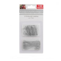 set 200 carlige sarma solida 82 mm pentru suspendarea bomboanelor si podoabelor de pom de craciun argintiu imagen 5_0_
0