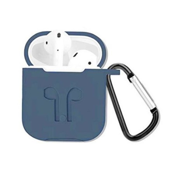 Soho Apple Airpods fülhallgató tok, sötétkék