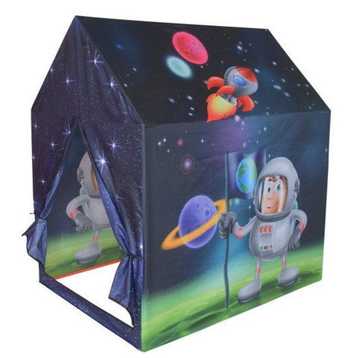 Iplay Ecotoys Space House gyermek játszósátor, űrös minta