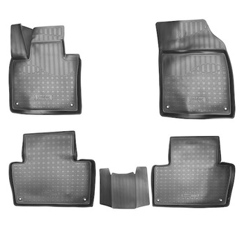 Set 4 covoare cauciuc stil tavita Land Rover Discovery Sport dupa 2014 Set 4 covoare cauciuc stil tavita Land Rover Discovery Sport dupa 2014