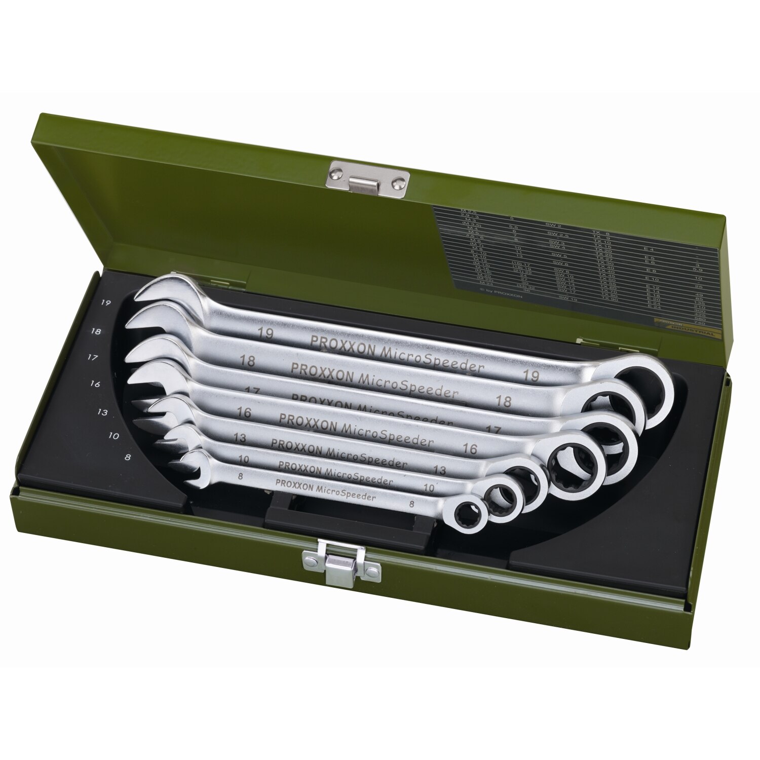Trusa chei combinate, 7 piese, Proxxon 23275