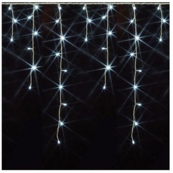 Instalatie turturi Craciun, ART STYLE, 180 LED-uri albe cu lumina rece, 4.5 x 0.5 m, controler,utilizare interior si exterior Instalatie turturi Craciun, ART STYLE, 180 LED-uri albe cu lumina rece, 4.5 x 0.5 m, controler,utilizare interior si exterior