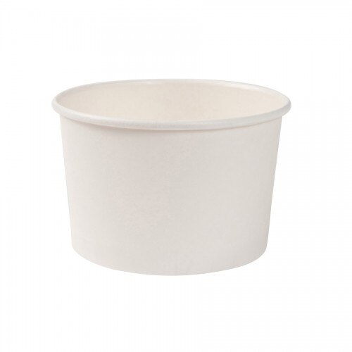 Cupe biodegradabile inghetata, carton cu PLA, 150 ml, set 50 buc