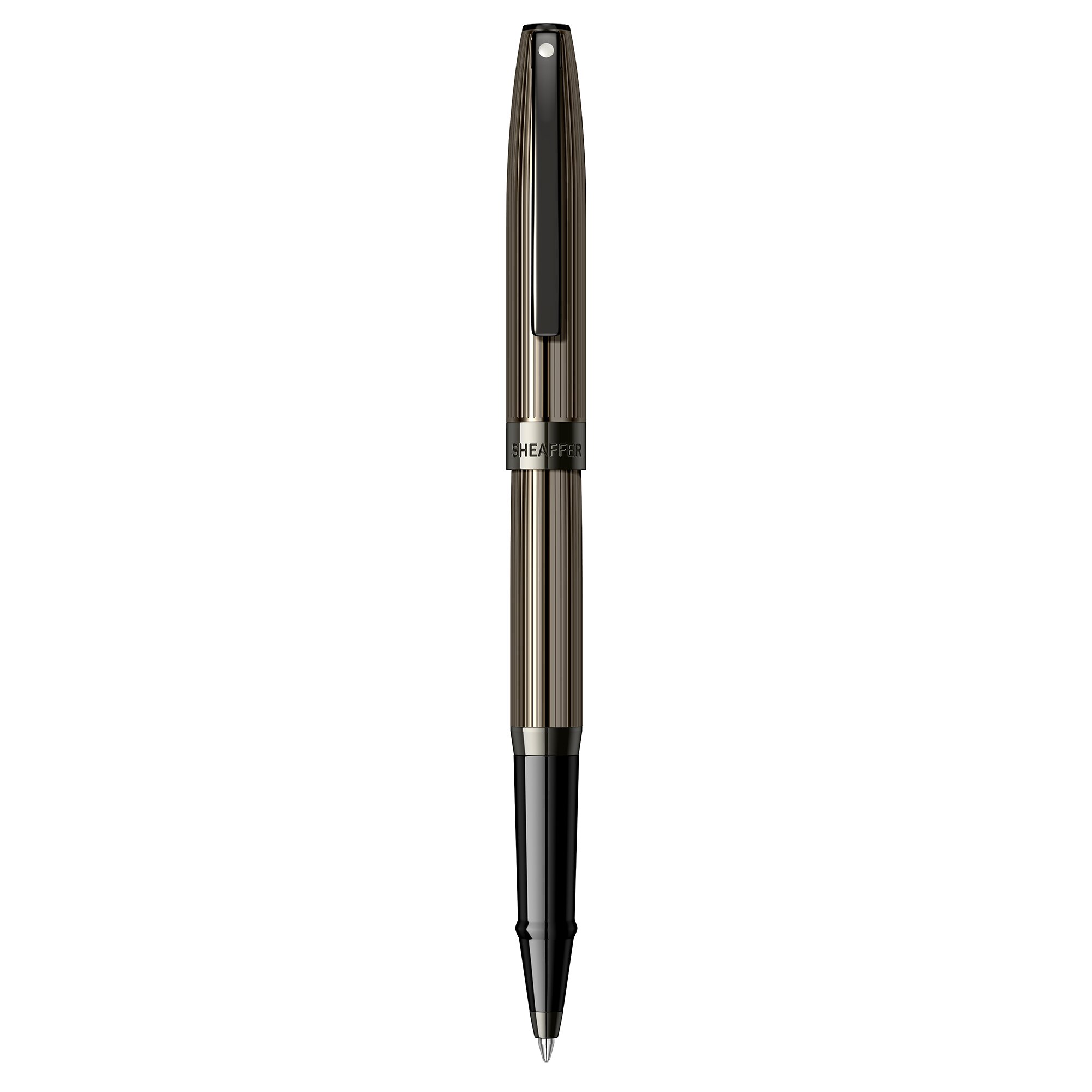 Roller Sheaffer Sagaris Engraved Titanium Grey TT, gri metalizat