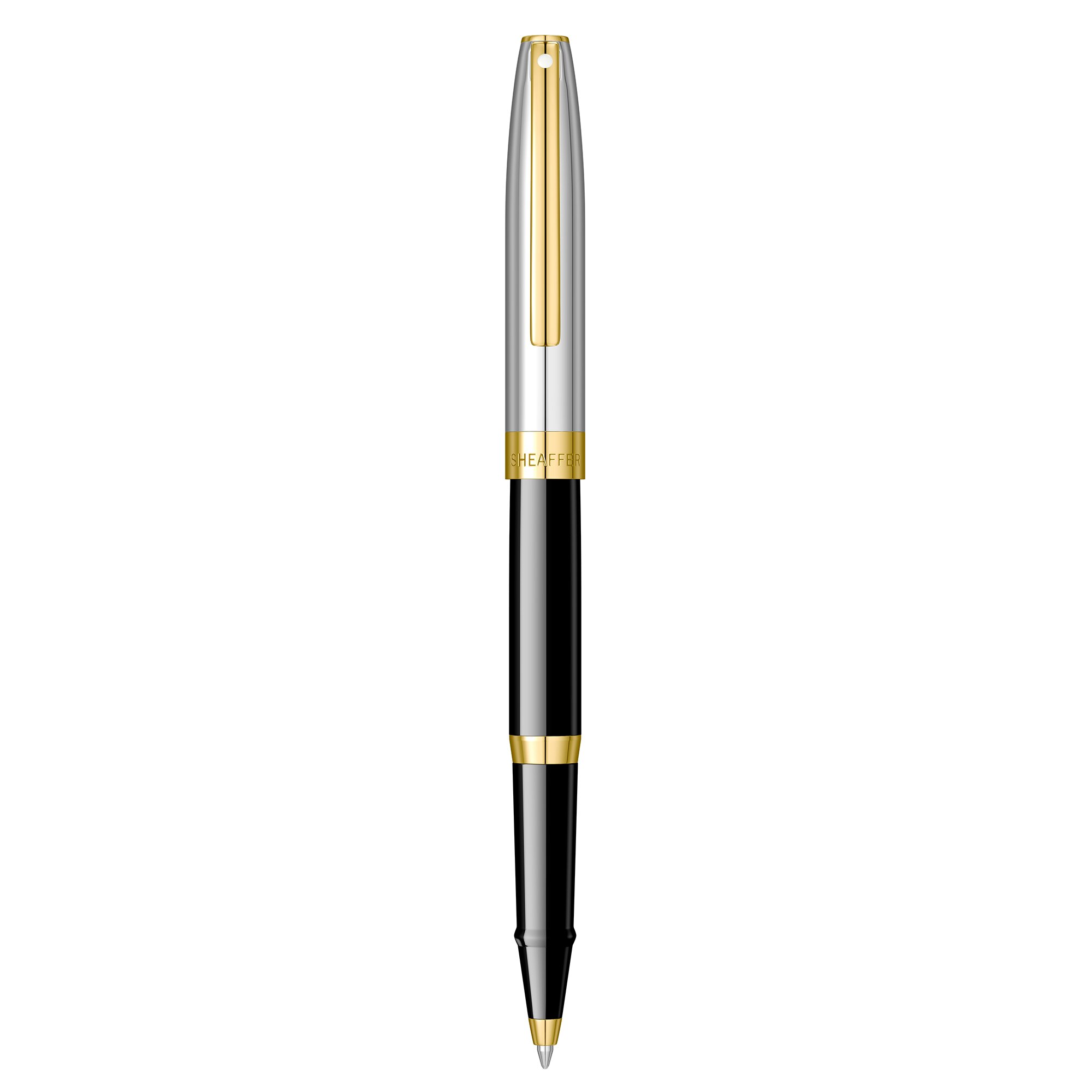 Roller Sheaffer Sagaris Glossy Black & Chrome GT, negru