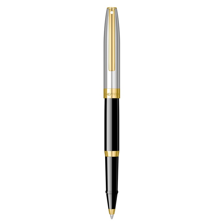 Roller Sheaffer Sagaris Glossy Black & Chrome GT, negru
