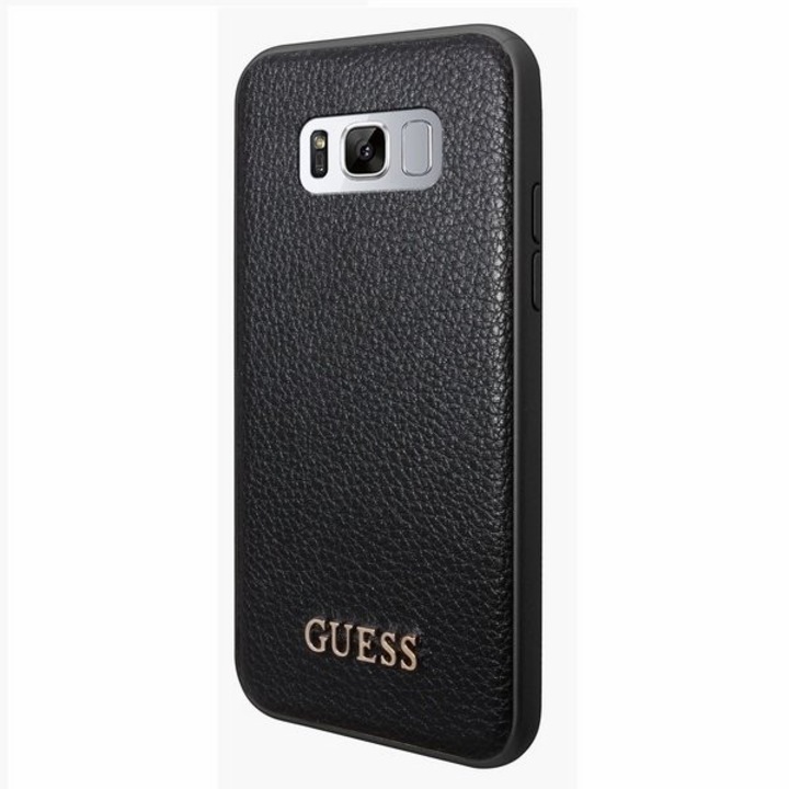 Guess Samsung Galaxy S10 színváltó bőr hatású rozé-fekete tok