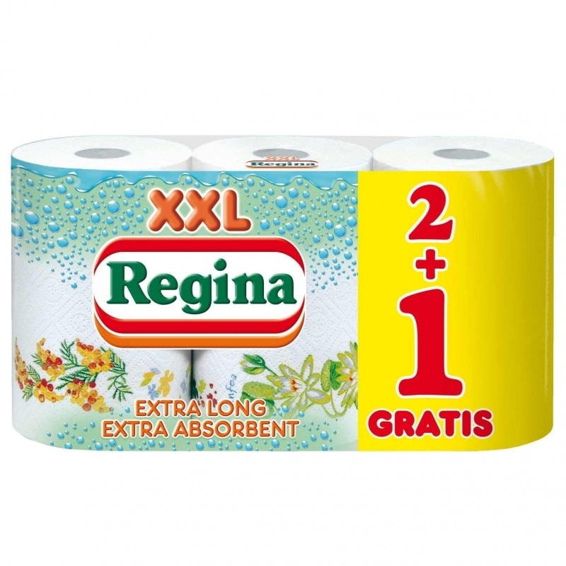 Prosoape de hartie Regina XXL , 3 role, 2 straturi