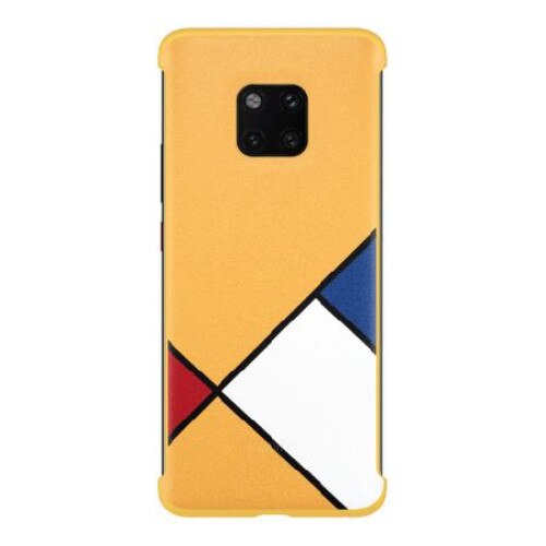 Husa de protectie pentru Huawei Mate 20 Pro, Abstract Art Theme, protectie spate, bumper, Multicolor