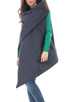 Vesta bleumarin de dama, ROH, din fas, larga, asimetrica, S-M Vesta bleumarin de dama, ROH, din fas, larga, asimetrica, S-M