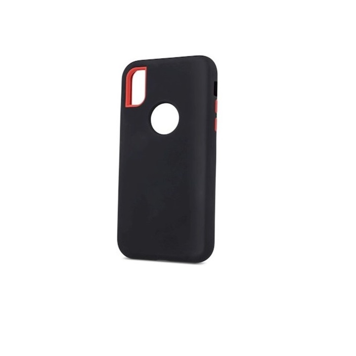 Husa Plastic - TPU Defender 3in1 pentru Samsung J6 Plus (2018) J610, Negru