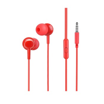 Casti Stereo Hoco M14 Universal, earpod, rosu Casti Stereo Hoco M14 Universal, earpod, rosu