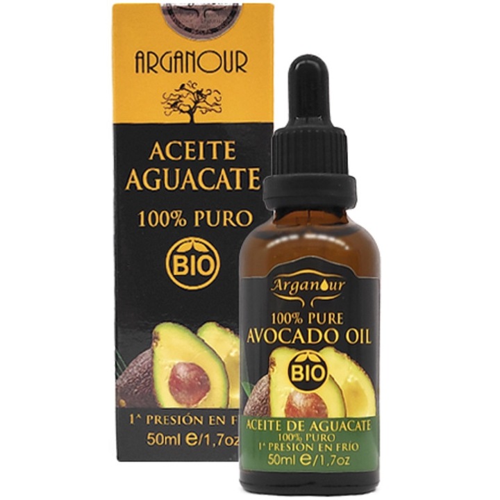 Органично масло от авокадо за лице, тяло и коса, 50 мл