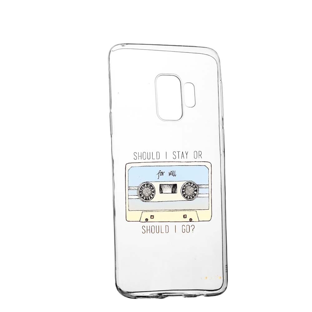 Husa de protectie Stranger Things pentru Samsung Galaxy S9, rezistenta la uzura, anti-alunecare, din silicon Premium, 305
