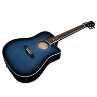 Chitara, Harley Benton, D-120CE TB, Albastra, Electro Acustica