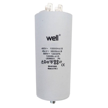 Condensator pornire motor 400V 1.5uF cu surub, Well Condensator pornire motor 400V 1.5uF cu surub, Well