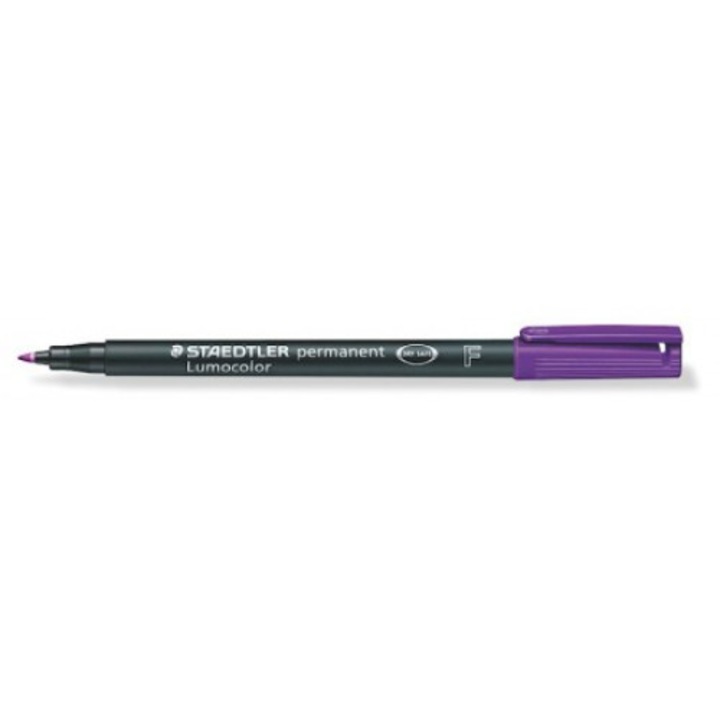 Перманентен маркер Staedtler Lumocolor лилав F 0.6mm ST-318-6