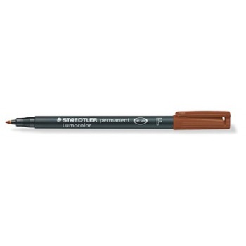 Marker permanent Staedtler Lumocolor maro F 0.6mm ST-318-7 Marker permanent Staedtler Lumocolor maro F 0.6mm ST-318-7