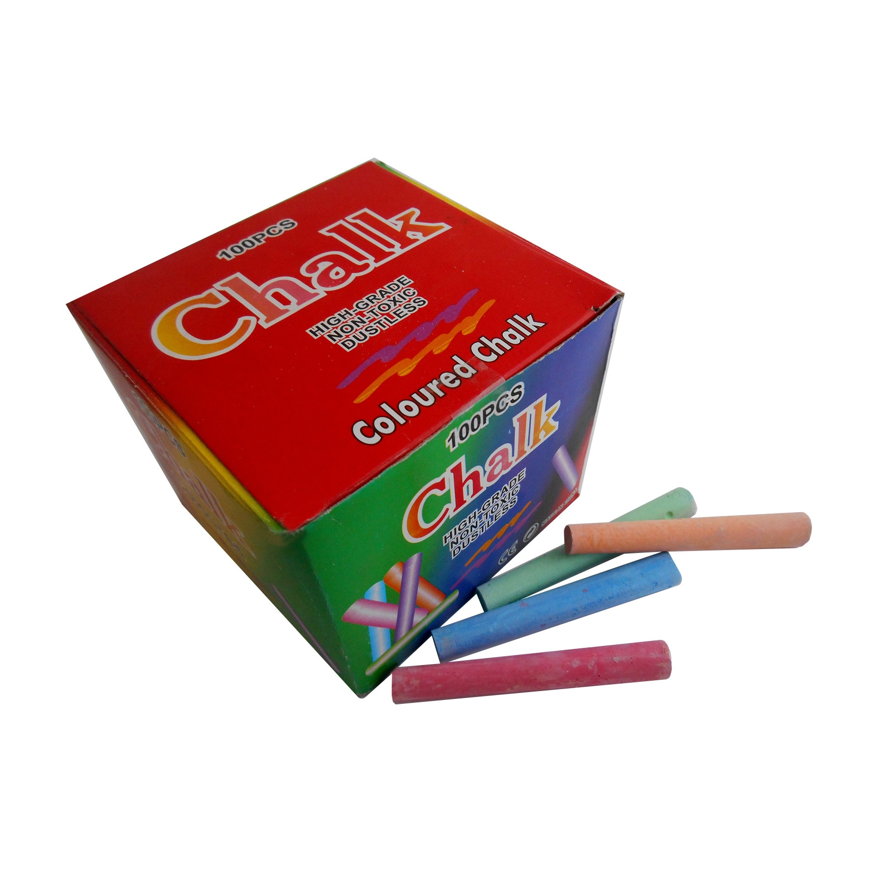 Creta color rotunda, 100 bucati la cutie