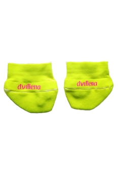 semi-sosete pentru gimnastica si dans dvillena masura l 37-42 eu culoare galben fluorescent fluo yellow din poliamida si spandex imagen 8_0_
0