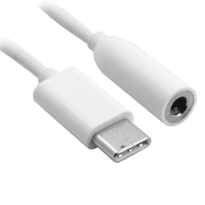 Adaptor Type C - Jack 3,5 mm, Alb