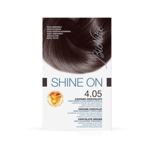 Vopsea tratament fara Parafenilendiamina, fara Amoniac, fara Rezorcinol, fara Conservanti sintetici, fara Gluten nr 4.05 BIONIKE SHINE ON