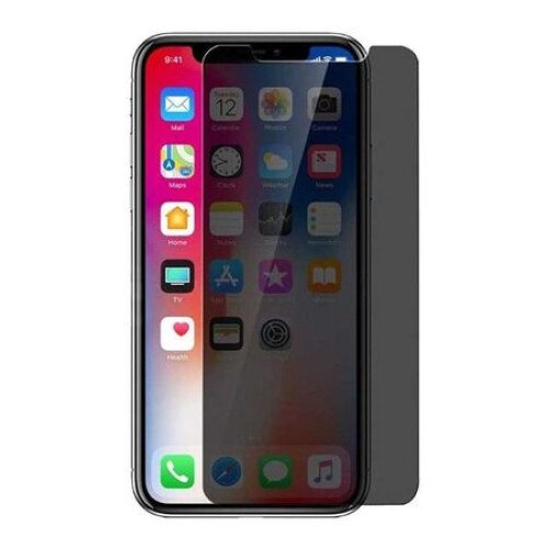 Folie de protectie Privacy Anty-Spy, tempered glass 9H, pentru iPhone XR
