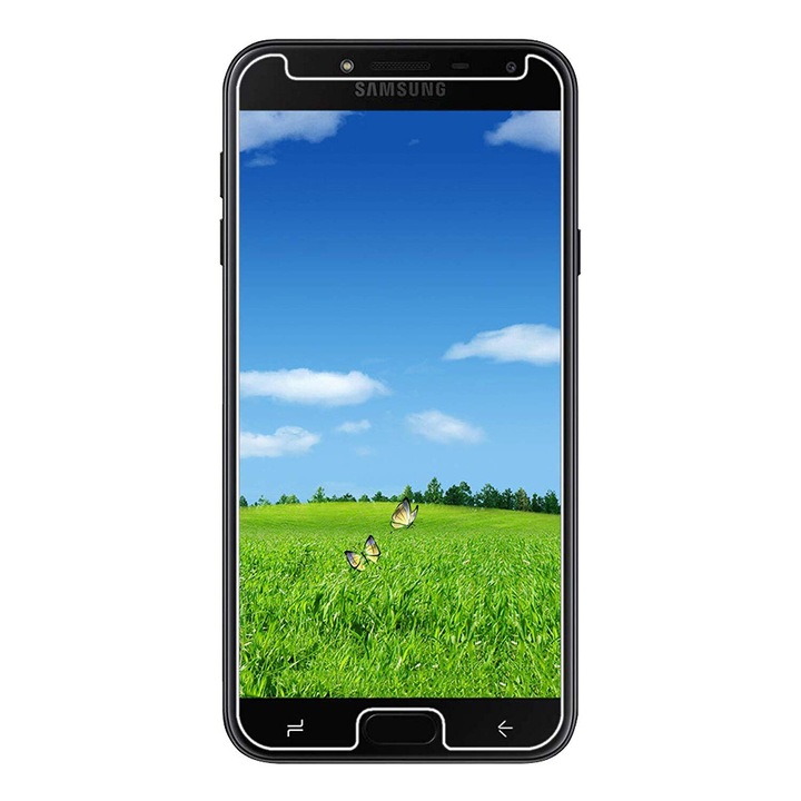Biztonságos üvegfólia kompatibilis: SAMSUNG Galaxy J4, Tempered Glass, Anti-Shock, fordítva