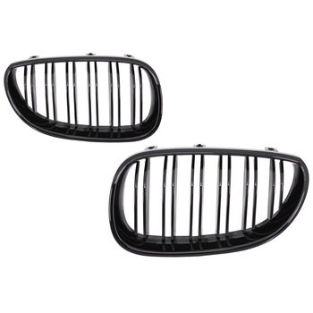 Grile Centrale compatibil cu BMW 5 Series E60 E61 (2003-2009) Negru Lucios M Design Grile Centrale compatibil cu BMW 5 Series E60 E61 (2003-2009) Negru Lucios M Design