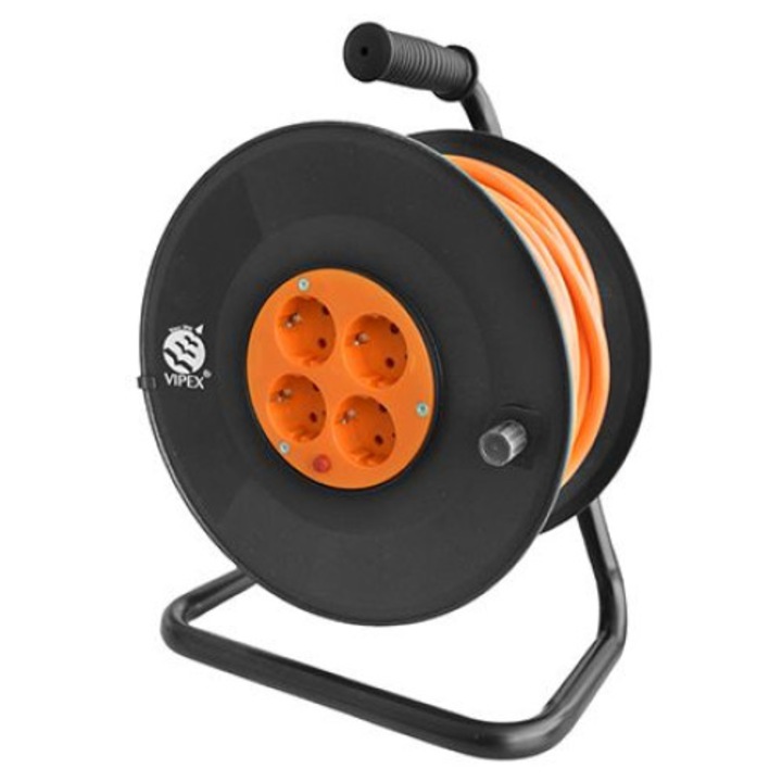 Електрически удължител с макара, 3 X 1.5 MM, 15 M