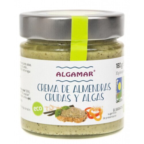 Crema raw de migdale cu alge marine bio180g