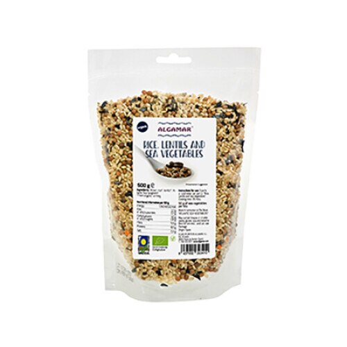 Orez si linte cu alge marine, eco, 500g